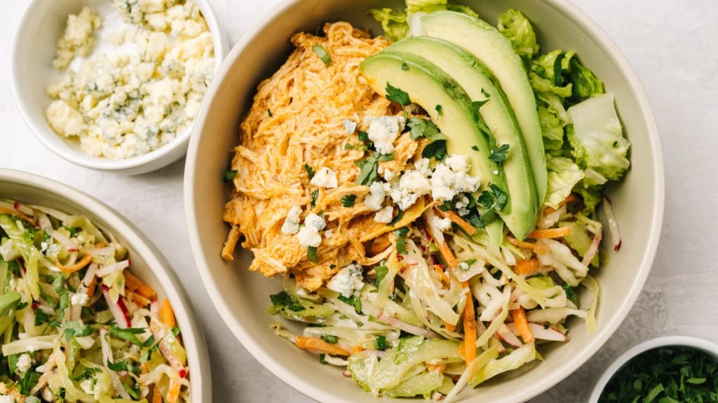 Simple Recipes for Buffalo Chicken Bowls for Meal Prep